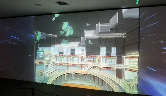 墙面浮雕Mapping投影_数字投影项目导览图1